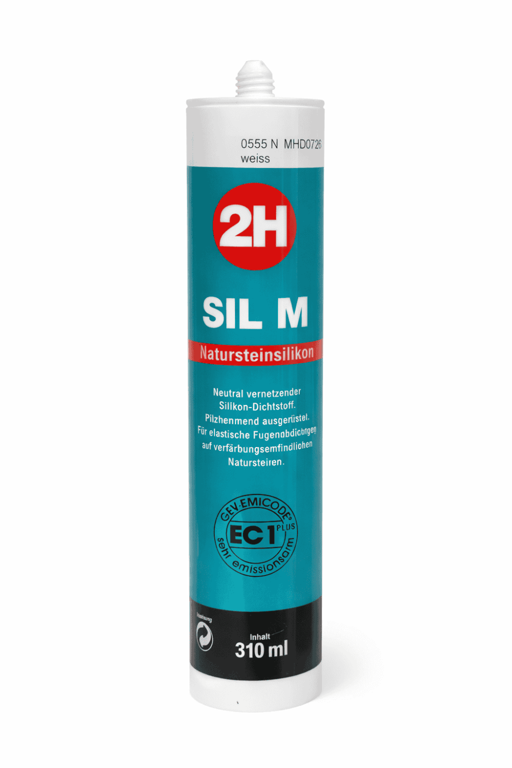2H SIL M Natursteinsilikon - 310ml Kartusche
