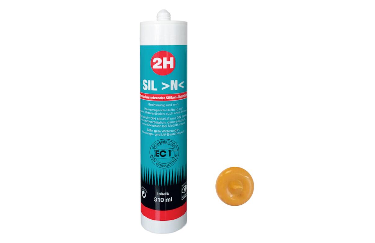2H SIL N curry 200 - Silikon / Neutrales System – 310ml Kartusche