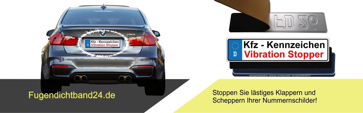 Auto-Kennzeichen Vibration-Stopper - Schluss mit lästigem Klappern der Nummernschilder