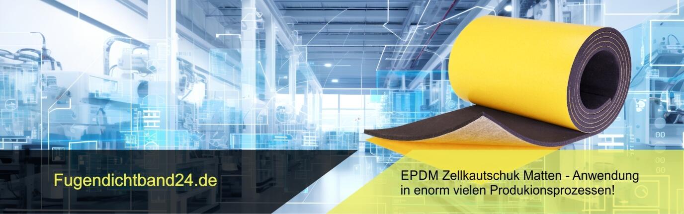 Zellkautschuk Matten - für Spezialdichtungen, Weichlagern, ... in vielen Produktionsprozessen