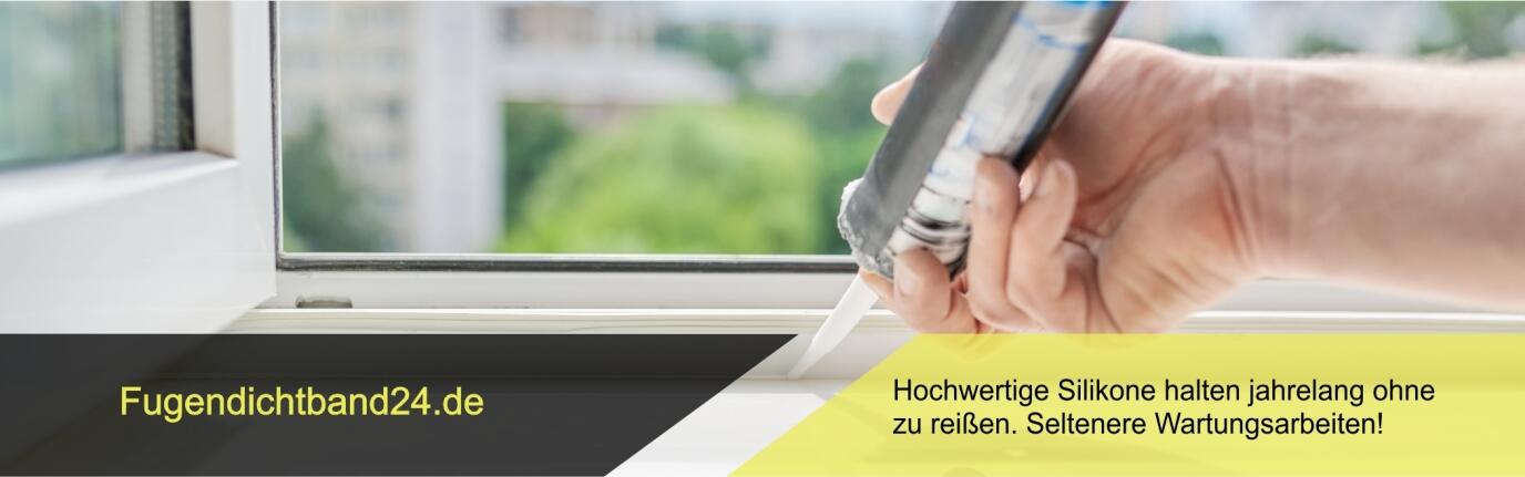 Hochwertige Silikone halten jahrelang ohne zu reißen und bleiben schimmelfrei.