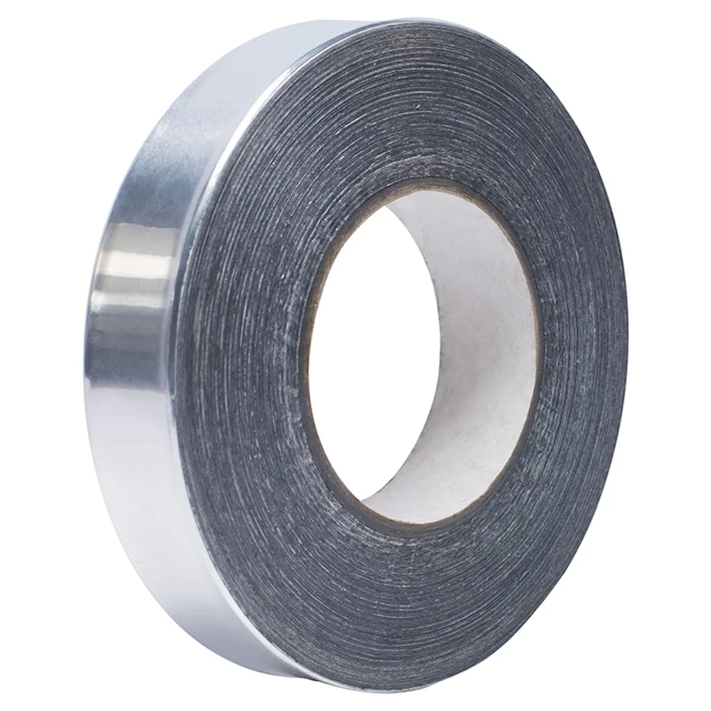 Aluminiumklebeband aus 99% Alu - 25m Rolle - 80mm Breite - 0,1mm stark