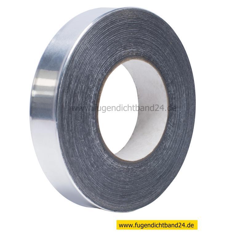Aluminiumklebeband aus 99% Alu - 25m Rolle - 100mm Breite - 0,1mm stark