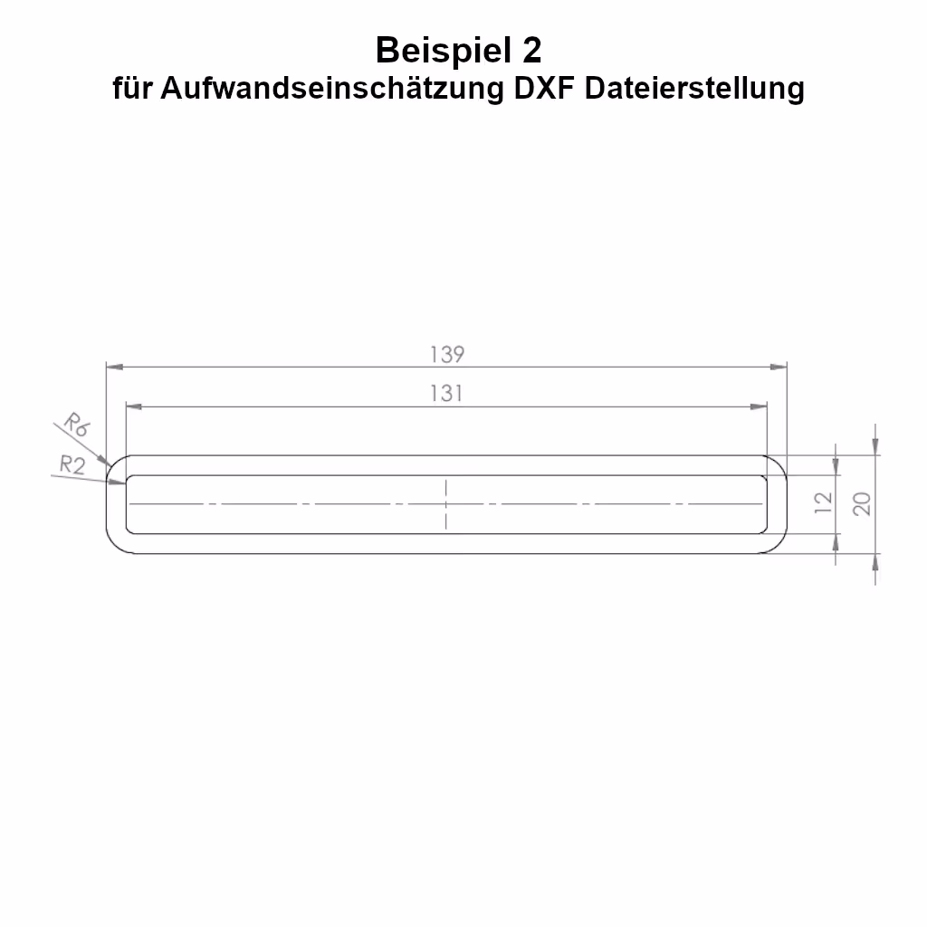 Beispiel 2 für Aufwandseinschätzung DXF Dateierstellung