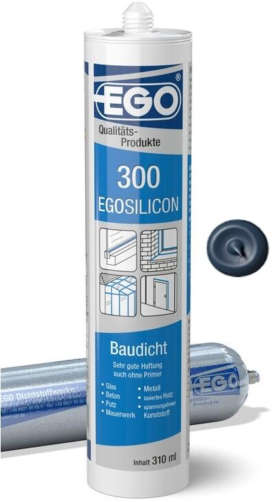 EGOSILICON 300 baudicht 310ml Kartusche dunkelblau