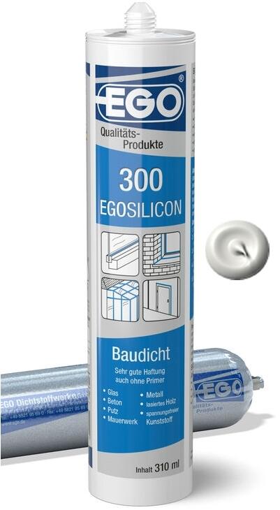 EGOSILICON 300 baudicht 310ml Kartusche hellgrau