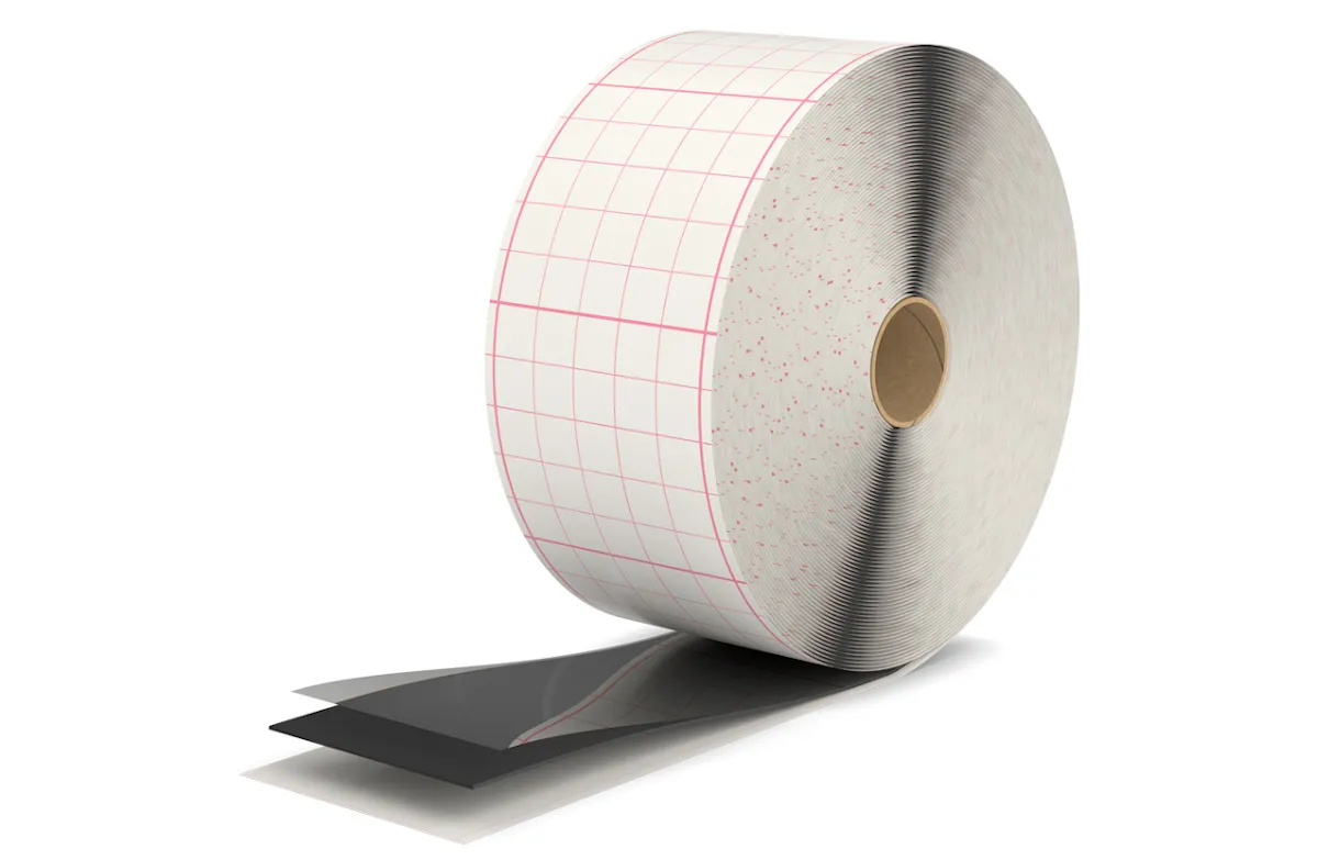Butyl Dichtungsband mit flexibler Stretch-Folie - EGOTAPE 1000 - 1,5 x 150 mm - 10 Meter - flexibles Butyldichtband mit dehnbarer PE Folie - ...