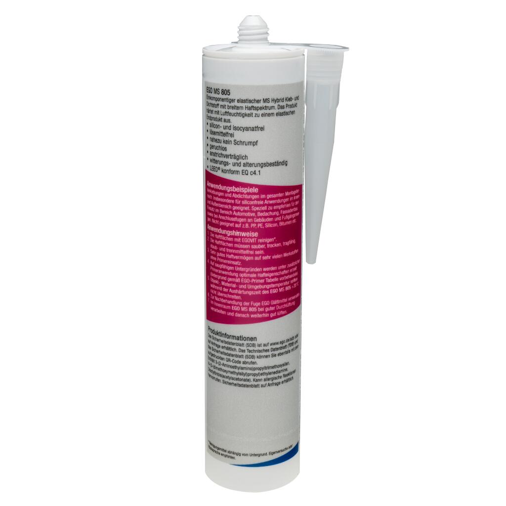 EGO MS 805 - Klebstoff und Dichtstoff - grau - 290 ml Kartusche  hinten