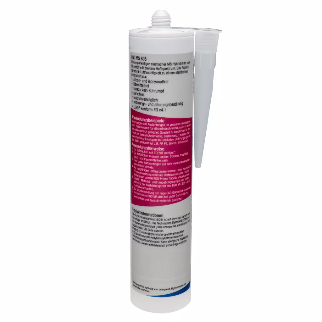 EGO MS 805 - Klebstoff und Dichtstoff - weiß - 290 ml Kartusche hinten