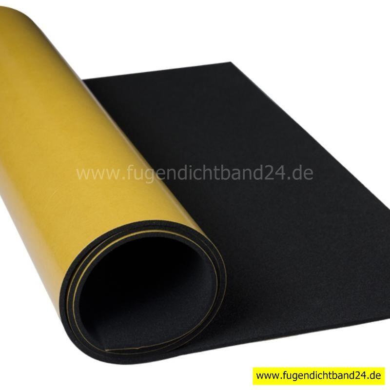 Produktbild von Moosgummi Matte Selbstklebend – EPDM Zellkautschuk, 1m X 0,4m, 5 Mm Stärke, Einseitig Klebend – Für Dämmung, Abdichtung, Isolierung & Basteln