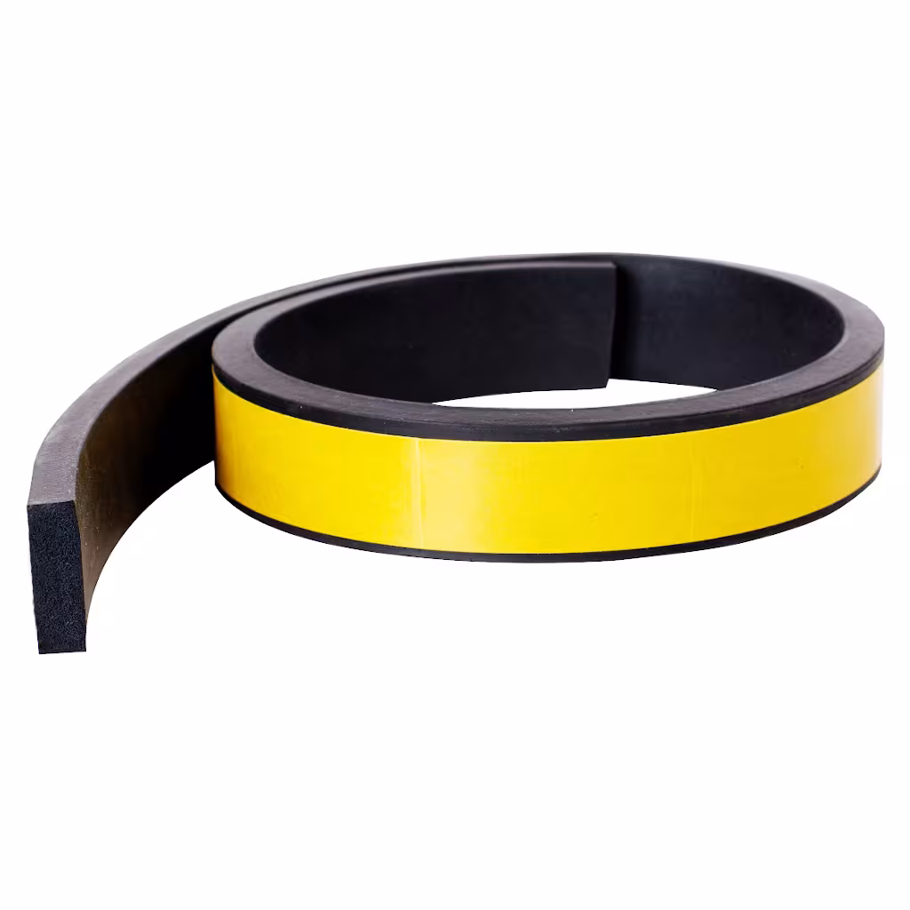 EPDM / Moosgummi Vierkantprofil 30mm x 8mm einseitig selbstklebend ca. 15° Shore A