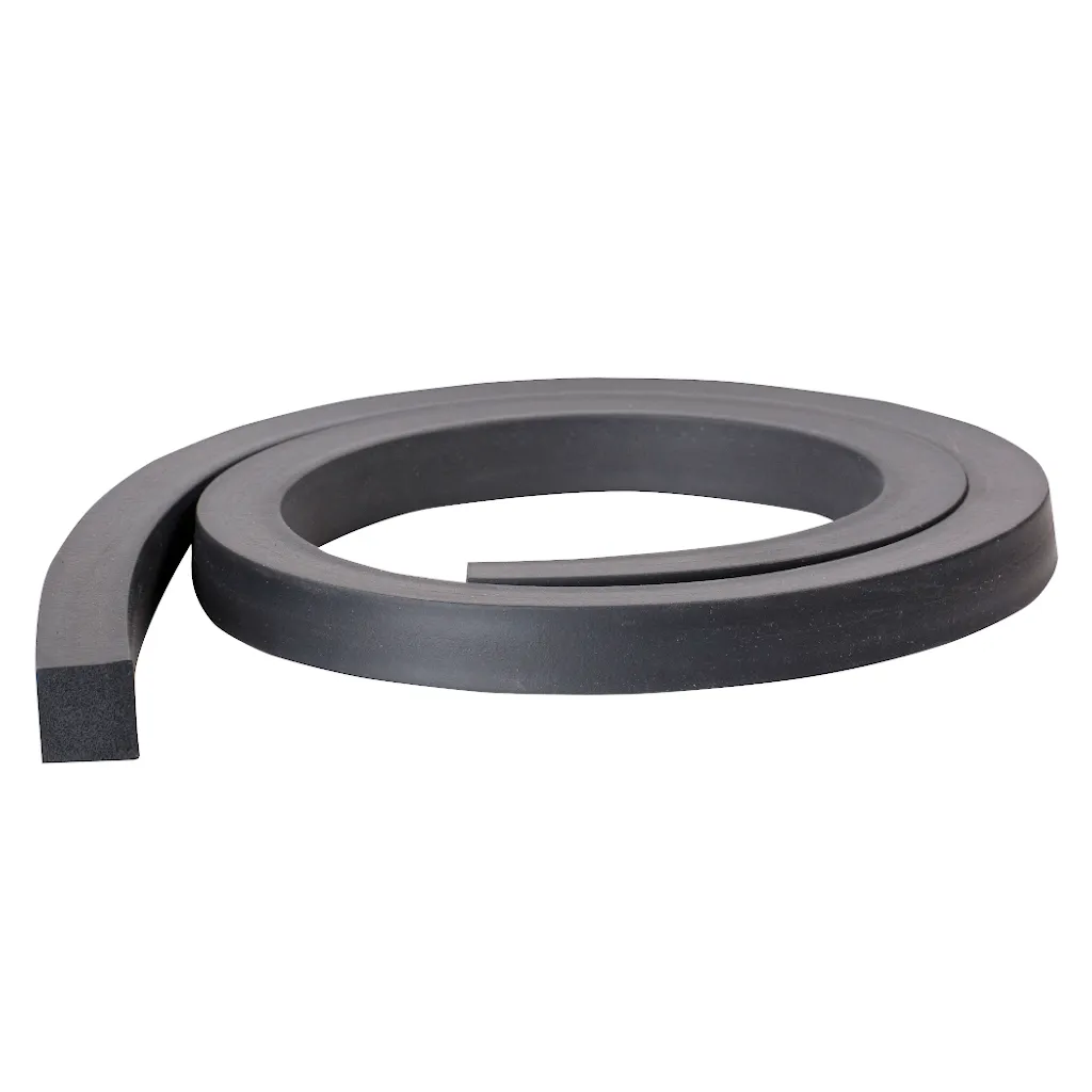 EPDM / Moosgummi Vierkantprofil ohne Kleber - 15° Shore A - 50mm x 25mm