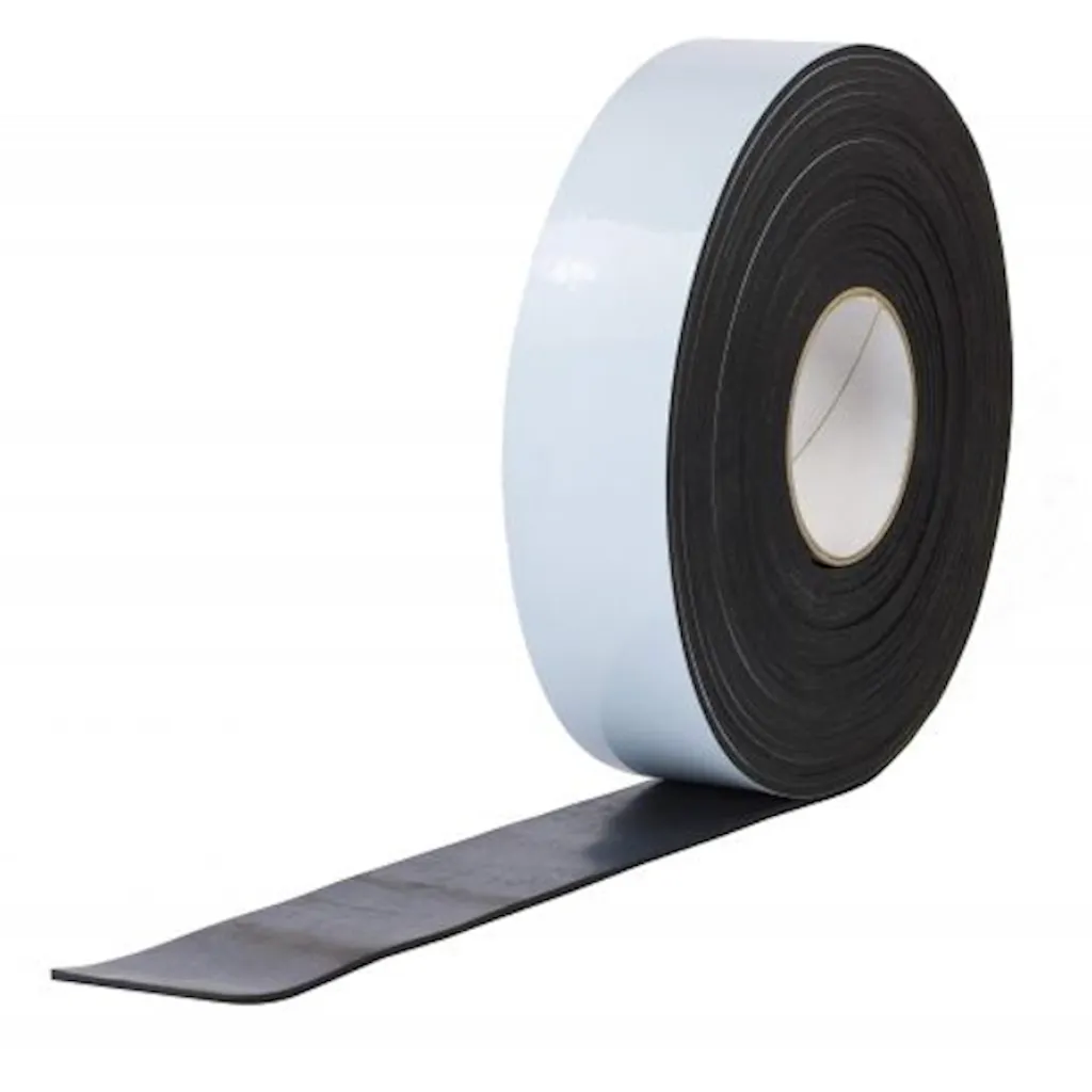 EPDM Vollgummi 2mm St&auml;rke einseitig selbstklebend 4,5m Rolle ca. 65 Shore A