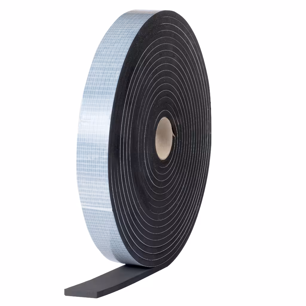 EPDM Zellkautschuk / Moosgummi Dichtungsband - einseitig selbstklebend - 10mm Stärke