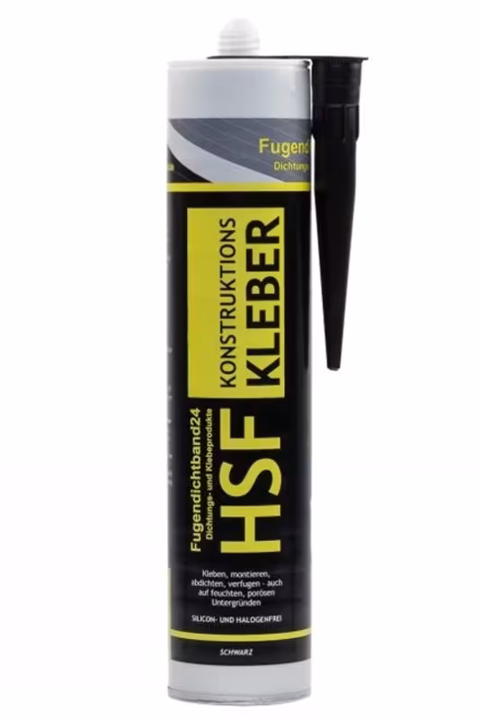 HSF Konstruktionskleber schwarz - 310ml Kartusche