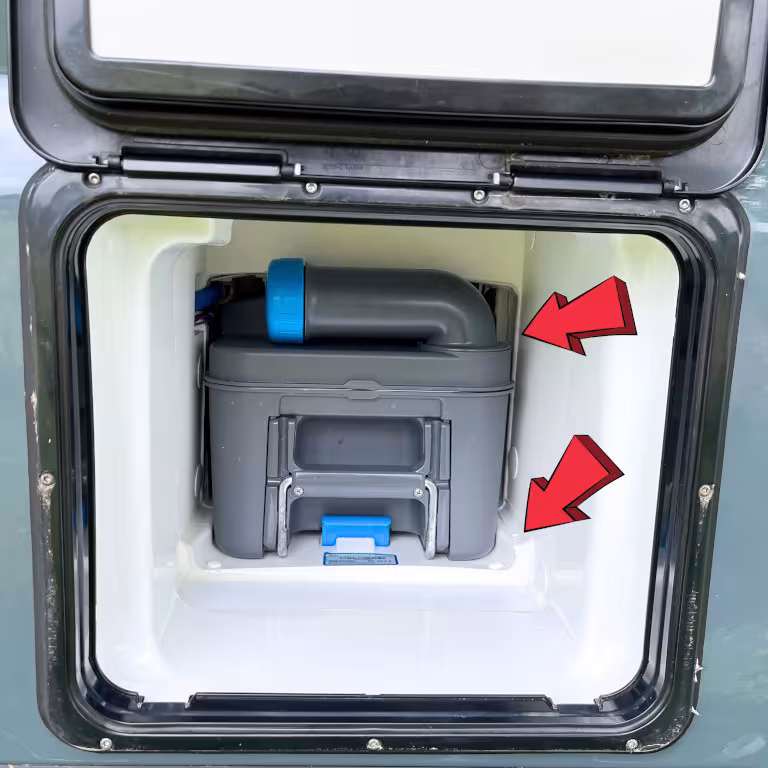 HSF Wohnmobil Toilettenschacht-Abichtungsband weiß - selbst verschweißend - 1mm x 45 mm x 10m - sauber abgedichteter Wohnmobil Toilettenschacht