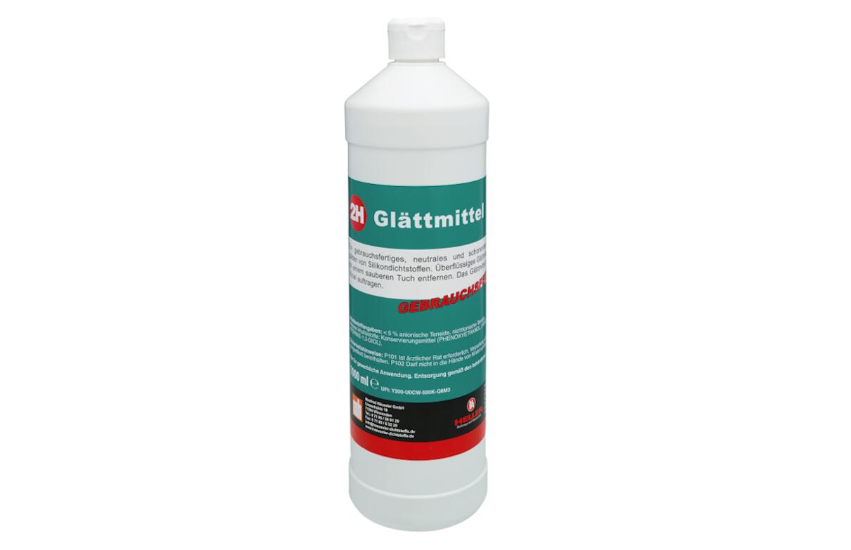2H Silikon Glättmittel - Spritzflasche - gebrauchsfertig, neutral - 1 Liter - Silikon Glättmittel von Heinzheller - 2H Glättmittel