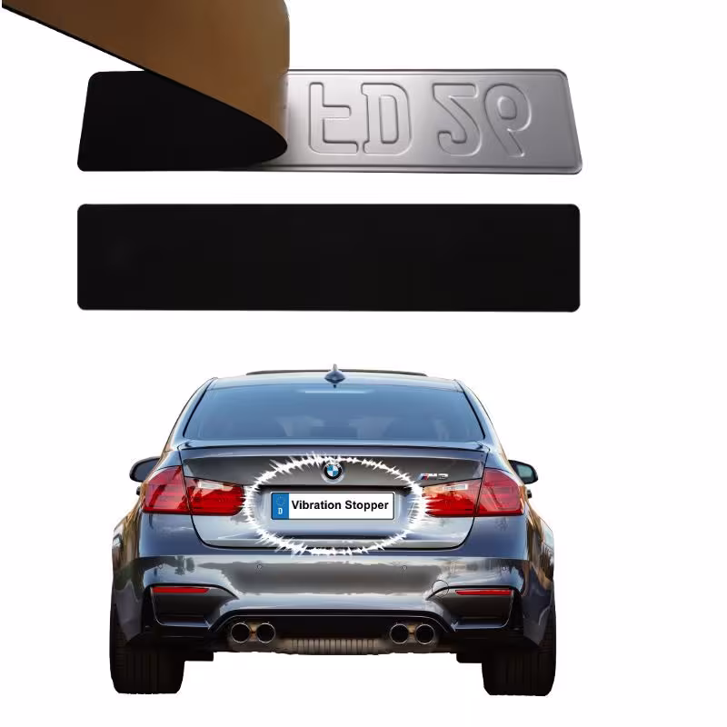Kennzeichen-Vibration-Stopp 3mm - Montage ohne Nummernschild-Halter