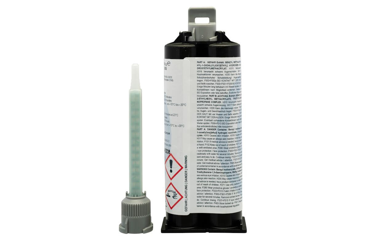 2K Hochleistungskleber - verstärkter Acrylklebstoff - Doppelkartusche 1:1 von hinten