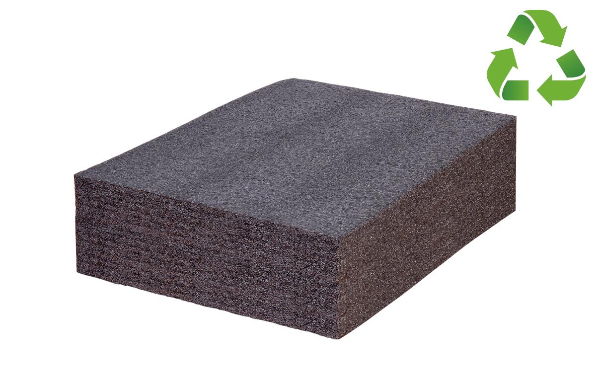 Multilayer Schaumstoff - schwarz schwarz für DIY Werkzeugeinlage - 350 x 400 x 57 mm