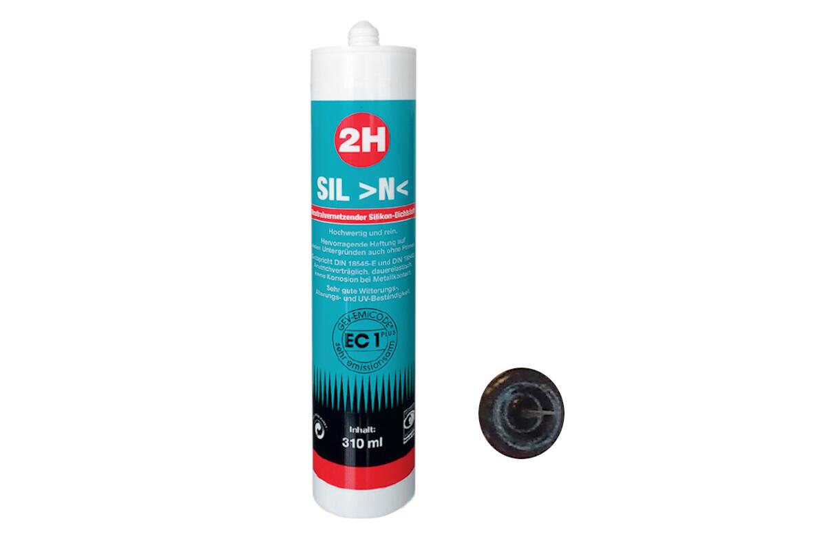 2H SIL N metallic / DB 703 - Silikon / Neutrales System – 310ml Kartusche