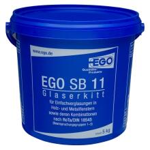 EGO Fensterkitt SB 11 grau - Eimer 5 kg