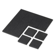 16 EPDM Zellkautschuk Antirutsch Pads 2mm Stärke 25mmx25mm einseitig selbstklebend