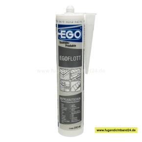 EGOFLOTT grau - spritzbarer Butylkautschuk Dichtstoff - 310 ml Kartusche