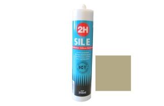 2H SIL E beige 888 - Sanitärsilikon | Fliesensilikon - 310ml Kartusche