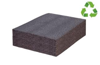 HSF Multilayer Schaumstoff - schwarz schwarz für DIY Werkzeugeinlage - 350 x 400 x 57 mm