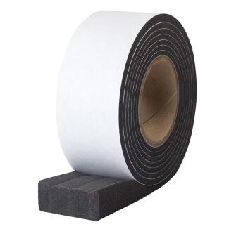 HSF Quellband / Kompriband - 5mm bis 20mm schwarz 9,4m Rolle verschiedene Breiten - 1050 Pa