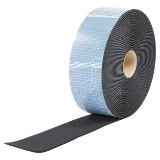 EPDM Zellkautschuk 2mm Stärke - von 250mm bis 900mm Breite - einseitig selbstklebend - 10m Rolle