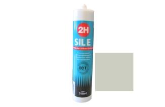 2H SIL E felsgrau 531 - Sanitärsilikon / Fliesensilikon - 310ml Kartusche