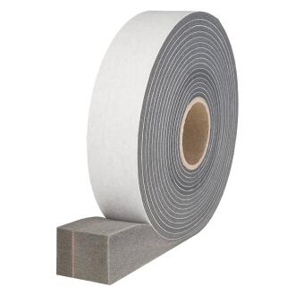 HSF Quellband / Kompriband mit Membrane - schlagregendicht von 4 - 15 mm - 64mm Breite