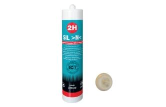 2H SIL N kieselgrau - Silikon / Neutrales System – 310ml Kartusche