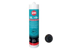 2H SIL N anthrazit 7016 - Silikon / Neutrales System – 310ml Kartusche