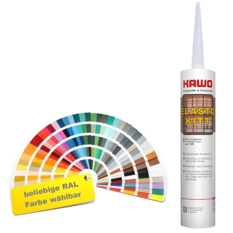 Fensterkitt in beliebiger RAL Farbe - wartungsfreier Fensterkitt - KAWO Elastokitt