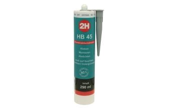 HB 45 Konstruktionskleber - grau - dauerelastische Kleb- und Dichtmasse - 290 ml Kartusche