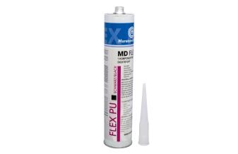 MD Flex PU - dauerelastischer Kleb- und Dichtstoff grau - 360g Kartusche