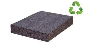 HSF Multilayer Schaumstoff - schwarz schwarz für DIY Werkzeugeinlage - 350 x 400 x 30 mm -