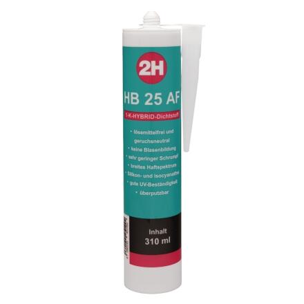 HB 25 AF - 1-K-HYBRID-Haftkleber für Innen und Außen - weiß - 310 ml Kartusche