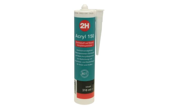 Acryl 150 - Einkomponenten Dichtstoff auf Acryldispersion - Kartusche - Heinz Heller