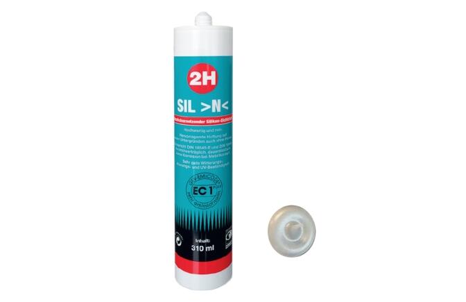 2H SIL N alu 309 - Silikon / Neutrales System – 310ml Kartusche