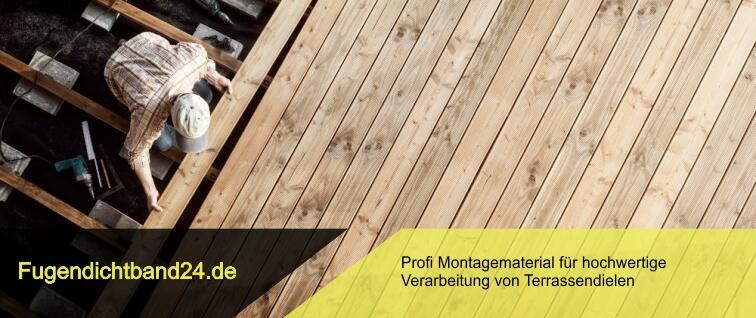 Profi Montage-Material zur Verarbeitung von Terrassendielen (Holz + WPC)