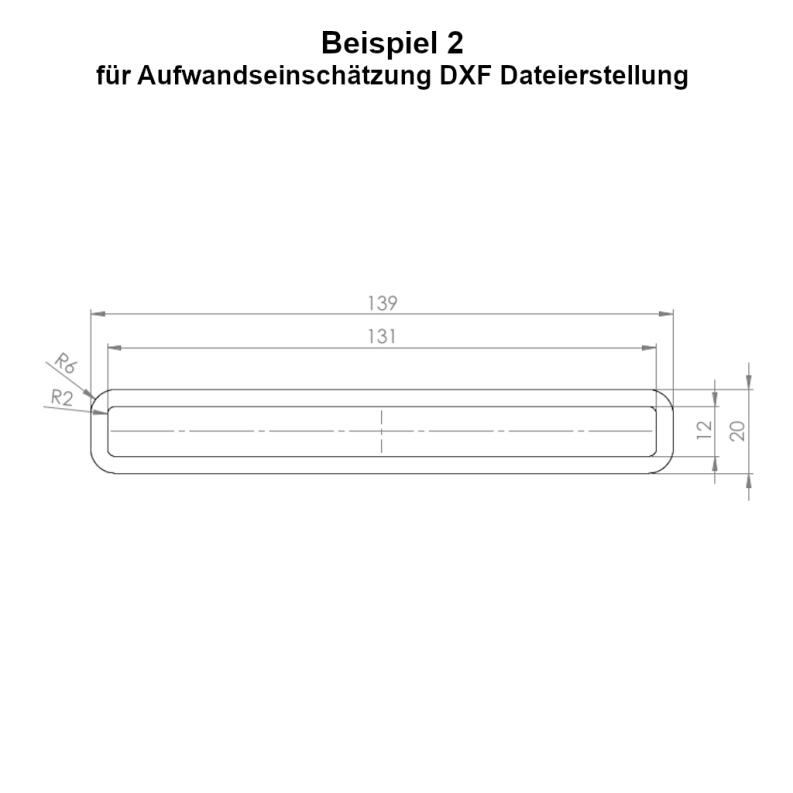 Beispiel 2 für Aufwandseinschätzung DXF Dateierstellung