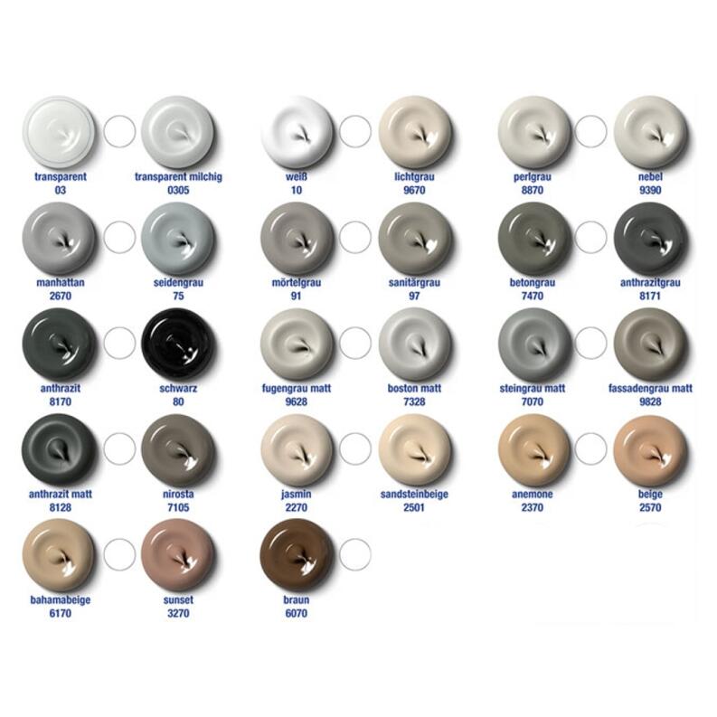 Farbauswahl - Farbkarte EGOSILIKOM 351- Natursteinsilikon