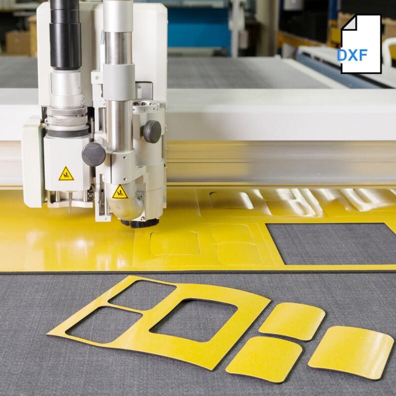 Zuschnitt Flachdichtung EPDM Vollgummi 65° Shore A ohne Kleber - DXF Upload