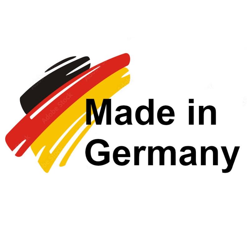 Hergestellt in Deutschland - weißer, spritzbarer Butyl-Dichtstoff in Kartusche