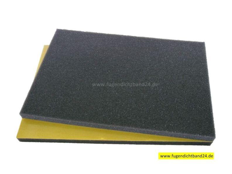 Schaumstoff 10mm Stärke einseitig selbstklebend anthrazit - diverse Abmessungen