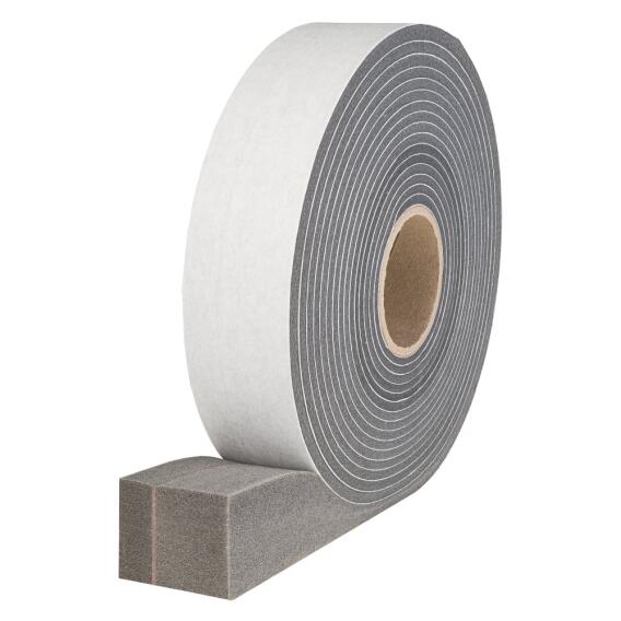 Quellband / Kompriband mit Membrane - schlagregendicht von 5 - 20 mm - 74 mm Breite